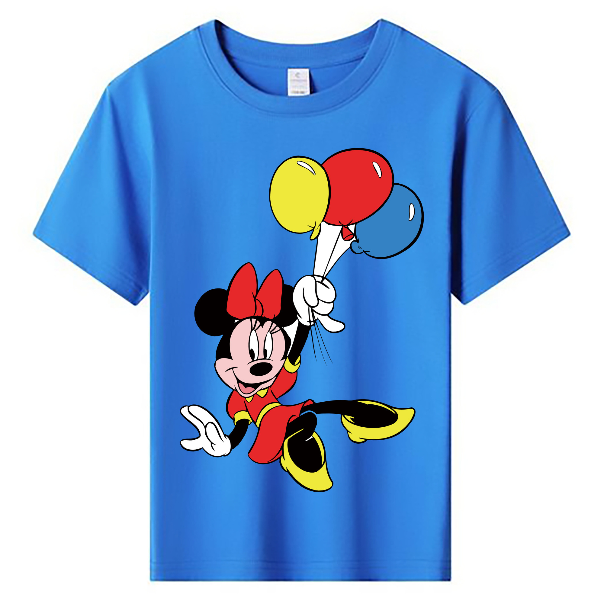 ミッキーマウス Mickey Mouse 綿100％キッズTシャツ（フロントプリント）